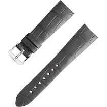 两件式<span class="nowrap">表带</span> - 灰色鳄鱼皮表带，搭配针扣 - 032CUZ009872W