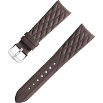 两件式<span class="nowrap">表带</span> - 灰棕色皮表带，搭配针扣 - 032CUZ011294W