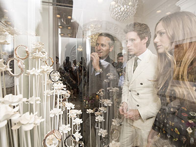 埃迪·雷德梅尼出席里约欧米茄之家盛大开幕活动 trio3