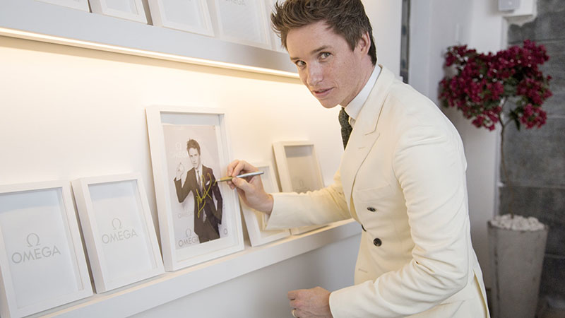 埃迪·雷德梅尼出席里约欧米茄之家盛大开幕活动 trio2